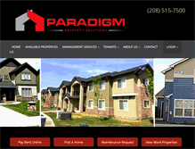 Tablet Screenshot of goparadigm.com